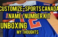 Customize-Sports Canada Number Kit Unboxing! My Thoughts